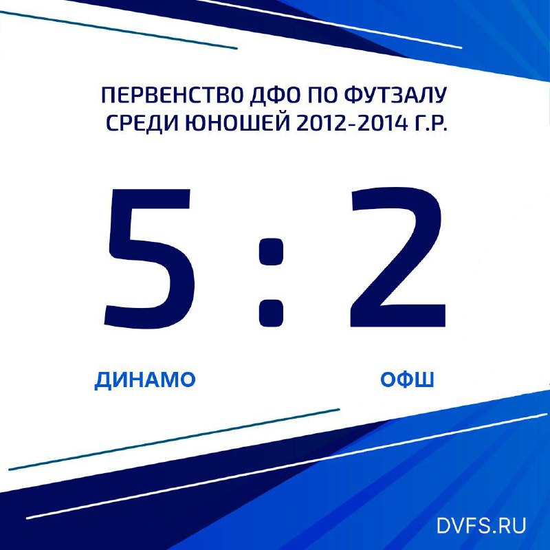 Результаты Первенства ДФО по футзалу среди юношей 2012-2014 г.р.