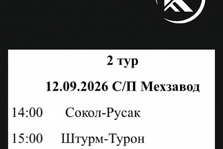 Сегодня стартует 2 тур регионального этапа чемпиона России по мини-футболу 8/8.