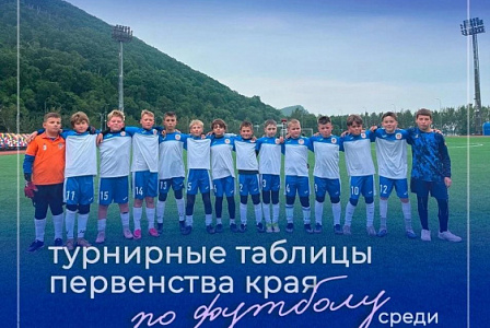 Турнирные таблицы Первенства Камчатского края по футболу среди юношеских команд